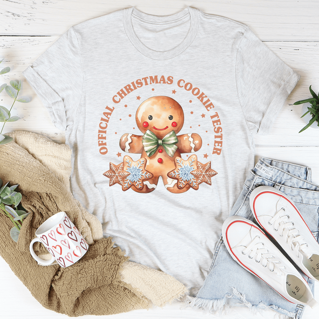 Official Christmas Cookie Tester Tee