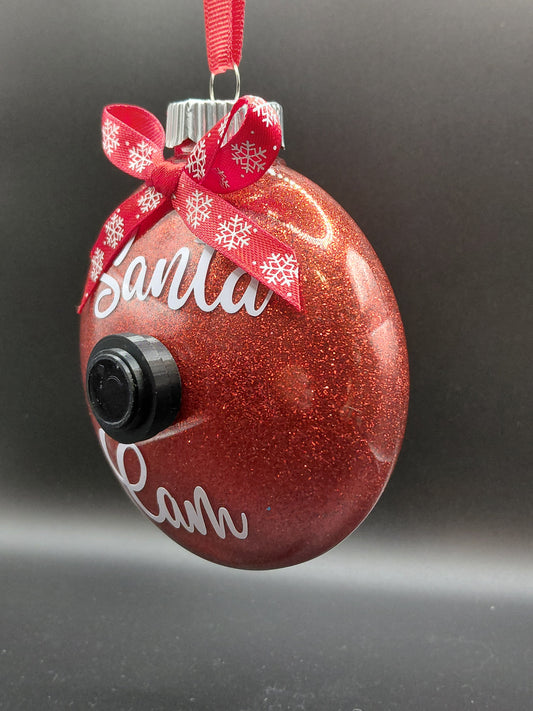 2. Santa cam ornament | Christmas decorations