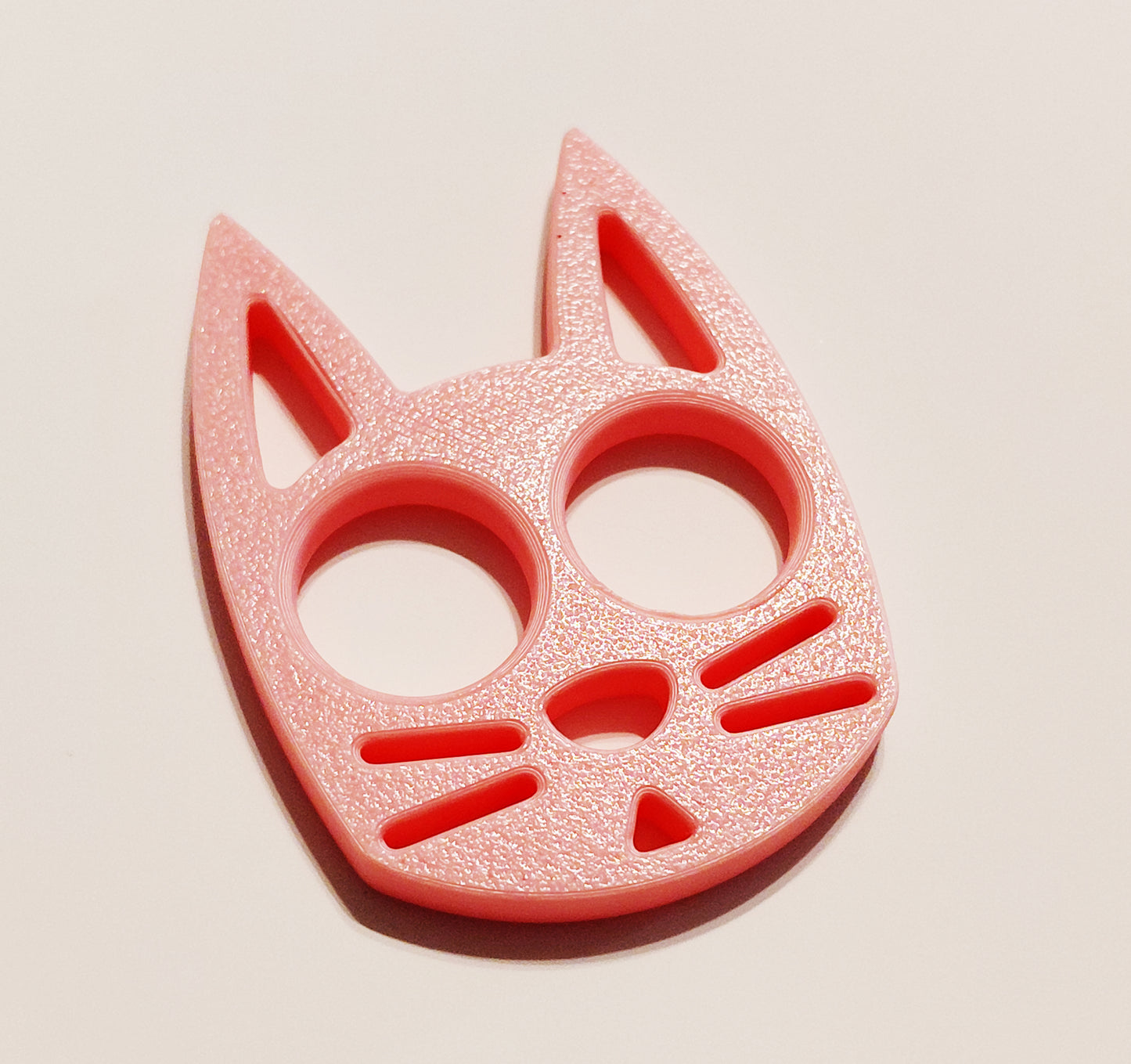 1Kitty 2 Finger Ring Keychain