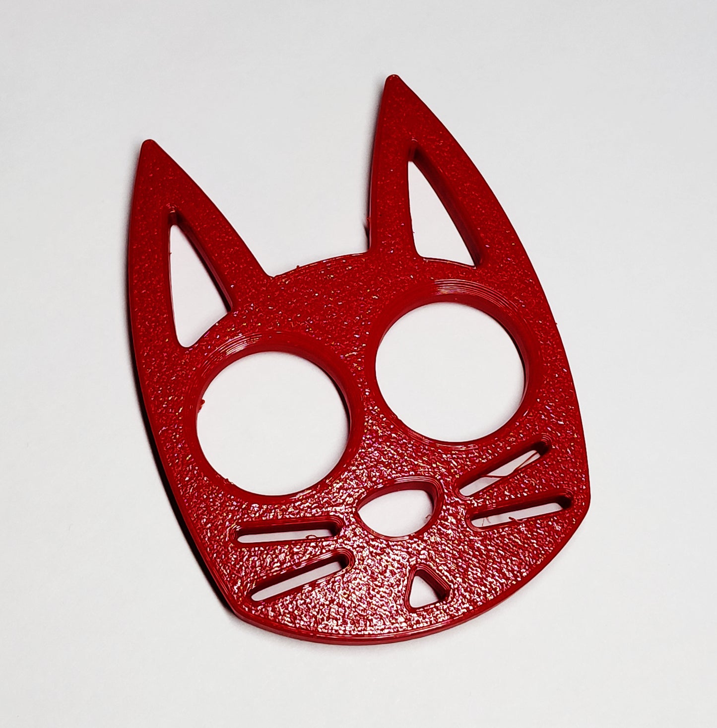 1Kitty 2 Finger Ring Keychain